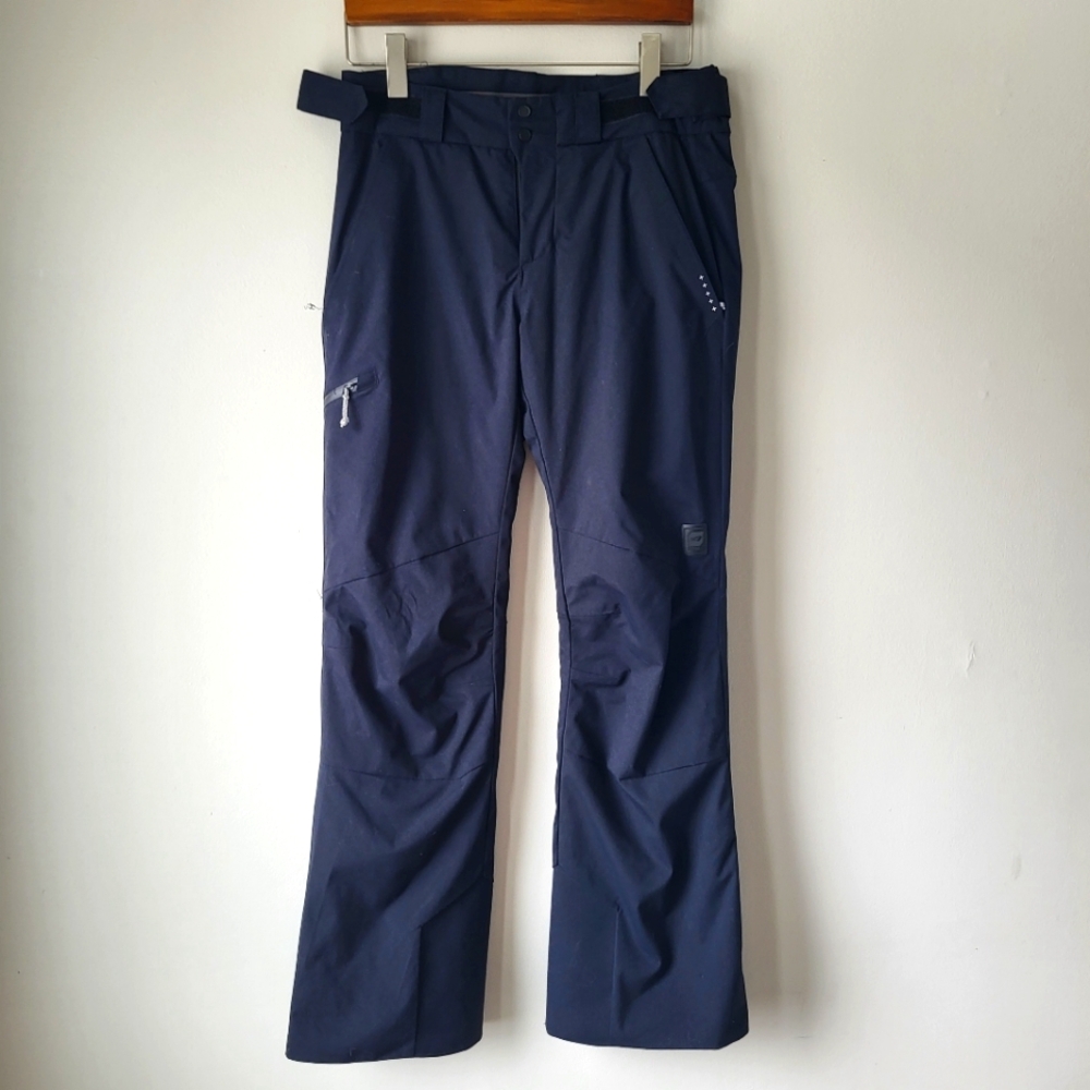 Orage Black Multi Pocket Adjustable Waist Snow Ski Pants Sz S